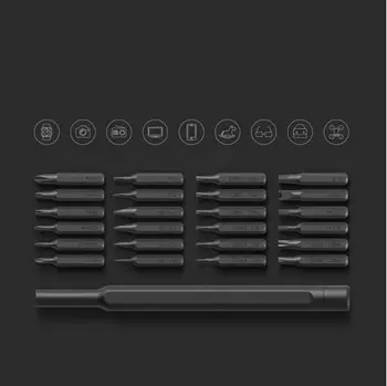 Prvotne Xiaomi Mijia Wiha Vsakodnevno Uporabo Kit 24 v 1 Natančnost Magnetni Bitov Alluminum Polje DIY izvijačem Pametni Dom Določa