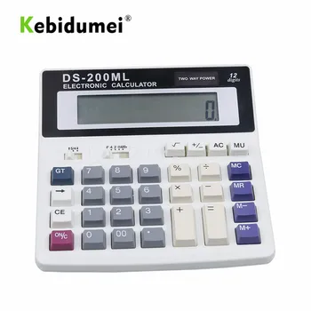 Kebidumei Velike Gumbe, Pisarna Kalkulator Velike Računalnik Tipke Muti-funkcija Računalnika Baterije Kalkulator DS-200 ML 12 Mest