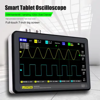 2-Kanalni 100MS/s MINI Nano1013D Profesionalni Prenosni razširljiv odprtokoden Digitalni Sonda Digitalni Dotik Tablet Oscilloscope