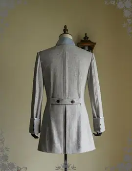 Kralj, Princ Renaissance Srednjeveški Moških Cosplay Stranka Kostum Coat plus velikost M-4XL