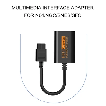 HDMI HD Adapter HD 1080P TV completamente Digitalni HD Kabel de Casa 1080P HDMI convertidor de adaptador de PVC par N64 SNES NGC