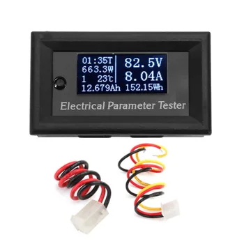 1Pcs OLED Module Multi-funkcionalne Wattmeter 33V 10A 7-v-1 Električni Parameter Tester Trenutni Čas Zmogljivosti Temperatura Tester