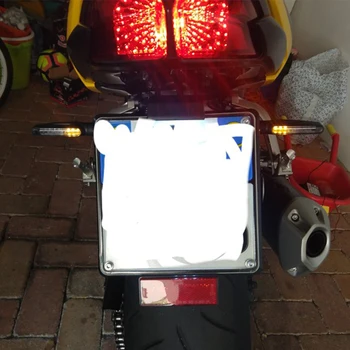 Voda, ki Teče motorno kolo LED Vključite Opozorilne Luči smerni Kazalci clignotant moto za Suzuki SV650/S DL650 V-STROM 600 750
