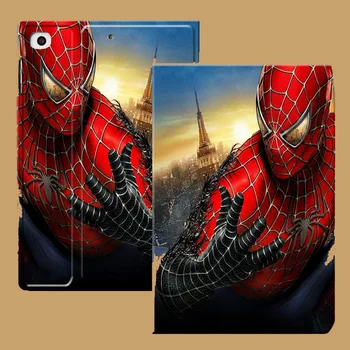 Disney Marvel Tablet PC Ohišje je primerno za ipad2/3/4/air1/2/3/min1/2/3/4/5 Spiderman Ultra Slim Magnetni Pokrov Primeru