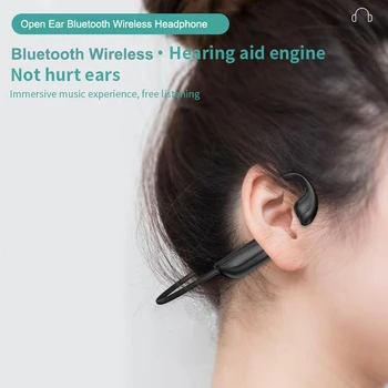 G100 Brezžična Odprto Uho Športne Slušalke Nepremočljiva Non-v-uho za Zmanjševanje Hrupa glede Teže Gumb za Nadzor Slušalke