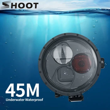 USTRELIL Vodotesno Ohišje Ohišje za GoPro Hero 7 6 5 Črn Podvodno Potapljanje Zaščitna Primeru Rdeče Filter za Go Pro 7 6 5 Opremo