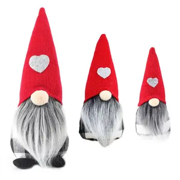 3pcs/nastavite Ročno Božič Elf Dekoracijo Gnome švedski Tomte Lutka Igrača Ornament