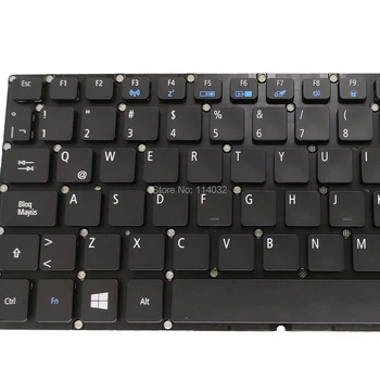 Zamenjava tipkovnice R5 571 Osvetljene tipkovnice za Acer Aspire R15 R5 571T 51CB LA latinsko black laptop deli originalni LV5P A52BWL
