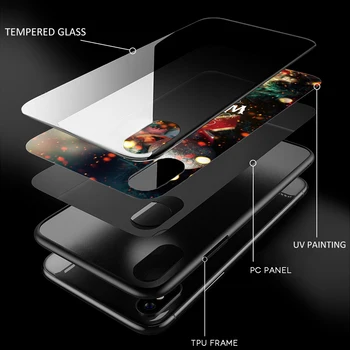 Oreo Piškoti, Kaljeno Steklo Telefon Kritje velja Za Samsung Galaxy S7 rob S8 Opomba 8 9 10 Plus A10 20 30 40 50 60 70