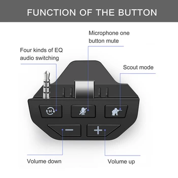 Stereo Slušalke Adapter za Enostavno Prevoz Lahke Slušalke Avdio Priključek za Slušalke Pretvornik Del za Xbox En Krmilnik