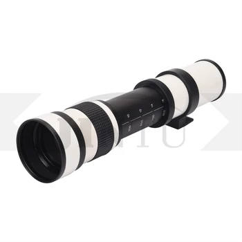 JINTU Bela f/8.3 420-800mm 420-1600mm Telefoto Objektiv +2x telepretvornik Komplet za SONY E-Mount A3000 A5000 A6000 A6100 A6300 A6500