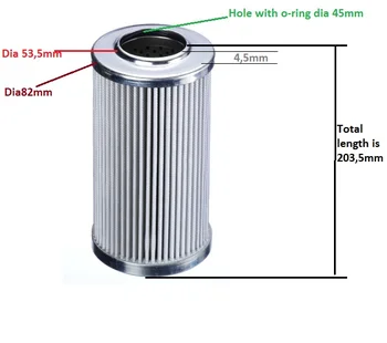 Nadomestni filter element G-UL-12A-50UW-DV hidravlični filter
