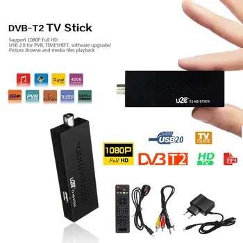 DVB T2 TV PALICO Sprejemnik USB2.0 DVB-T2 TV Sprejemnik Polje Full-HD 1080P Digitalni Televizijski Sprejemnik Podpira MPEG4