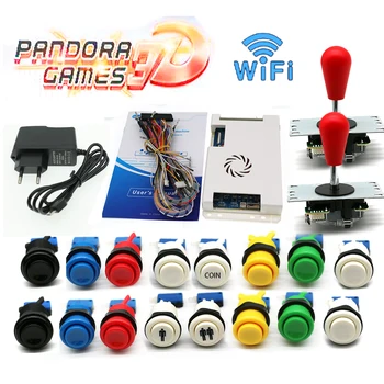 3188/ 4018 v 1 Pandora Sega Polje 12 DIY Kit Multi Igro Krovu 8 Način Palčko Potisnite Gumb 3D Wifi Arkadna Konzole Stroja
