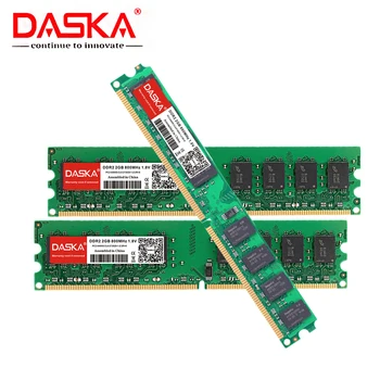 DASKA 2GB DDR2 pc2 6400 800Mhz Za Namizni RAČUNALNIK pc2-6400 ddr2 667 MHZ (Za intel amd) Visoko Združljiv