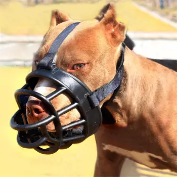 6 Velikost Mehki Silikonski Pet Preprečite Grizenje Pes Skorja Gobec Varnost Nastavljiv pes Usta Masko Prezračevane Pet Ugriz Lubje Pokrov
