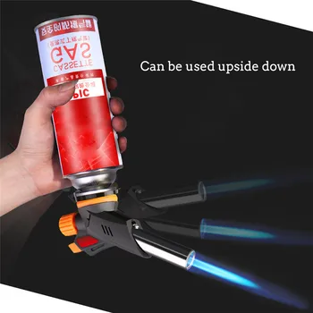Zunanji žar kaseta plamen spray vgradnjo glavo, nastavljiva plamena z varnostno ključavnico, prenosni butan baklo vgradnjo glavo