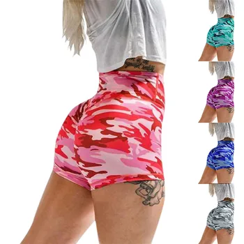 Ženske prikrivanje šport tesen joga hlače non-zdrsa koles stiskanje hlače za fitnes dokolenke joga hlače Capris