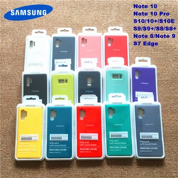 Samsung Silikonski Pokrov Primeru Za Galaxy S10+ S20+ S10E S10 Lite S8 S9 S10 S20 Plus S20 Ultra S10 5G Opomba 8 9 10 Plus S7 Rob