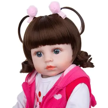 49 cm, Silikonski Celotno Telo, Prerojena Baby Lutke Moda Realne Nepremočljiva Lutke Otroka Mehki Malčka Božič Darilo za Rojstni dan