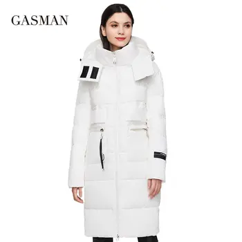 GASMAN 2020 Ženske plašče hooded navzdol parka žensko zimsko jakno dolgo toplo outwear Ženska oblačila, modna blagovna znamka, ki suknjič jeseni 379