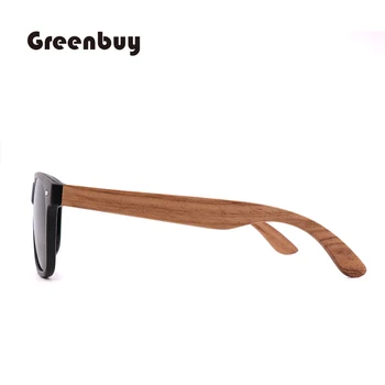 Eksplozivne ročno izdelane high-end PC črni okvir z zebra lesene noge sončna očala Moda Classic za moške in ženske potovanja očala