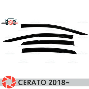 Okno deflektor za Kia Cerato 2018~ dež deflektor umazanijo varstvo avto styling dekoracijo pribor modeliranje