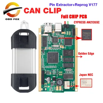Super skener Lahko Posnetek za renault do 2019 V183 polno čip lahko posnetek samodejno diagnostični vmesnik z CIPRESE AN2135SC AN2131QC
