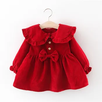 Melario Pozimi Novorojenčka Obleka za Malčke Baby Oblačila, Obleko za Dekle Obleka Princess Party Božični Obleke Baby Pomlad Oblačila