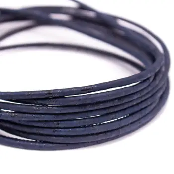 10 metrov, 3 MM temno modra prensado krog plute kabel OR-595
