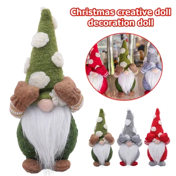 2021 Santa Brezosebna Lutka Vesel Božični Okraski Srčkan Smešno Božič Doll Za Dom Xmas Darila, Božični Okraski