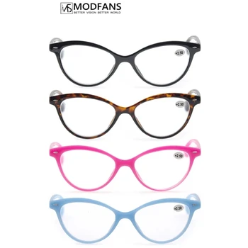 Ženske Mačka Oči Vintage Moda Okvir Retro Obravnavi Očala Clear Leče Ultralahkih Dioprer Eyeglass Za Ženske