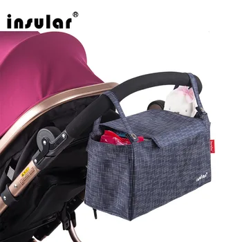 Otoških Baby Plenic Nappy Spreminjanje Vrečko voziček organizator vrečko viseče košare baby voziček vrečko za shranjevanje pribor