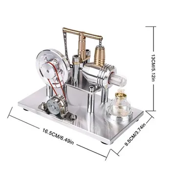 Vroč Zrak Stirling Motor Motor Model Izobraževalne Igrače, Električne Energije Generator Preizkus Modela Izobraževalne Znanosti Igrača Darilo