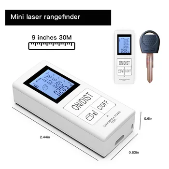 2020 NOVO Nadgradnjo Mini Laser Rangefinder Laser Distance Meter Profesionalno Lasersko Trak Ruleta Ukrep Metro Rangefinder