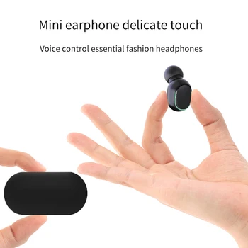 E7S TWS 5.0 Slušalke in-ear Slušalke-Mini Brezžična tehnologija Bluetooth Slušalke s Tipko, Binaural HD Klic LED Zaslon Električni