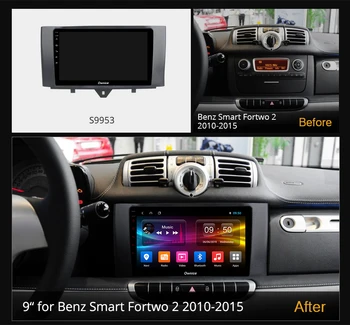 6 G+128G Ownice 8 Core Android 10.0 Avto DVD GPS navigacija Radio za Mercedes Benz, Smart Fortwo 2 2010-DSP 4G LTE 1280*720