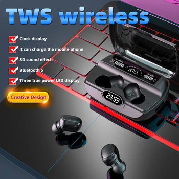 G6 TWS Brezžične Slušalke Bluetooth Čepkov s Športnimi Vodotesne Slušalke Polnjenje Primeru Za Huawei Xionmi Vse Pametne Telefone
