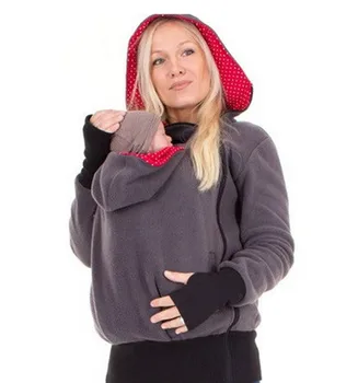 S-3XL Baby Prevoznik Suknjič Kenguru Hoodie Zimskem času Porodniškega Hoody Vrhnja Plast Za Nosečnice, ki Nosijo Otroka, Nosečnost Oblačila