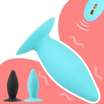 OLO Analni Vibrator Butt Plug Z Močno Bedak Prostate Massager Brezžični Daljinski upravljalnik 10 Hitrost Erotično Sex Igrače za Ženske, Moške