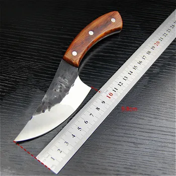 EVERRICH JapaneseHigh ogljikovega jekla Prostem nož kovanje nož ročno izdelane kuhar tang, rezan z kuhinjski nož, nož mesar