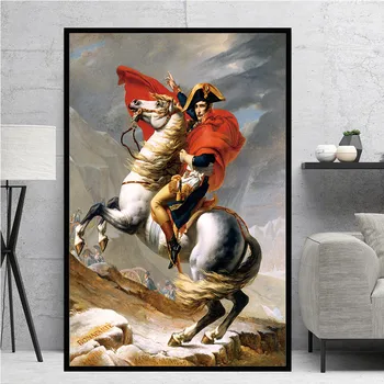 Francoski Jacques-Louis David, Napoleon Tiskanja Platno Umetnosti Stenske Slike Plakat Platno, Saj Slike Doma Dekoracijo