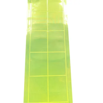 7.5 cm*50M Reflektivni predalčni krpo Fluorescentna PVC Trak odmevne Odsevni Prometna Varnost Opozorilni Trak Šivalni Material