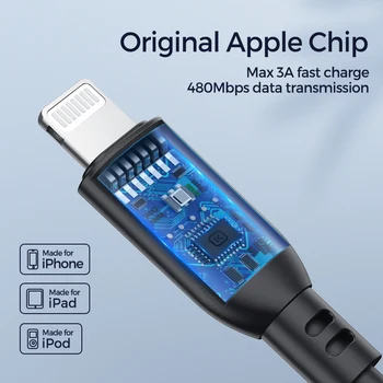 KUULAA MFi USB Tip C do Strela Kabel za iPhone 12 11 Pro Max X XS 8 7 PD 20W USB C Hitro Polnjenje Podatkovnega Kabla za Macbook Pro