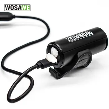 Wosawe Mini USB za Polnjenje Kolesarjenje Kolo Luči Spredaj Kolesa Smerniki Močno Močno T6 Nepremočljiva Kolo Svetlobe Lanterna