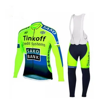 2021 nove Ekipe saxo Tinkoff bank Kolesarjenje Oblačila z Dolgimi rokavi Jeseni Moški Kolesarski dresi MTB kolo Ropa Ciclismo Cikel Šport