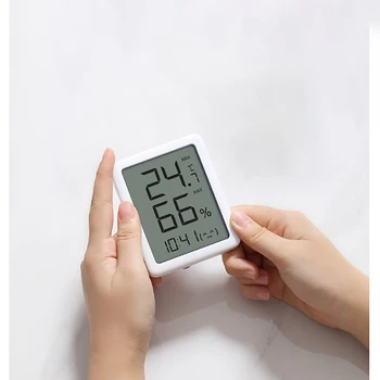 Youpin Miaomiaoce E-Link Termometer, Temperaturo, Vlažnost Senzorja LCD velik Zaslon Digitalni Merilnik Vlage