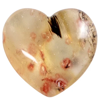 Ljubezen Srce 30pcs 20 mm Čare Kamen Nakit Brez skritih Naravnih Agate Kristalno Gem DIY Kroglice Becoration Debelo