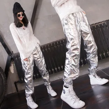 Gleženj-Dolžino zadrgo Harem Hlače ženske joggers sweatpants hip hop stilu korejski 2020 moda tiktok oblačila jeseni hlače