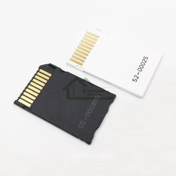 [50PC/ VELIKO] Enojno in Dvojno Režo za Bralnik Kartic Novo Micro SD SDHC TF MS Memory Stick Pro Duo Reader za PSP Sim Adapter